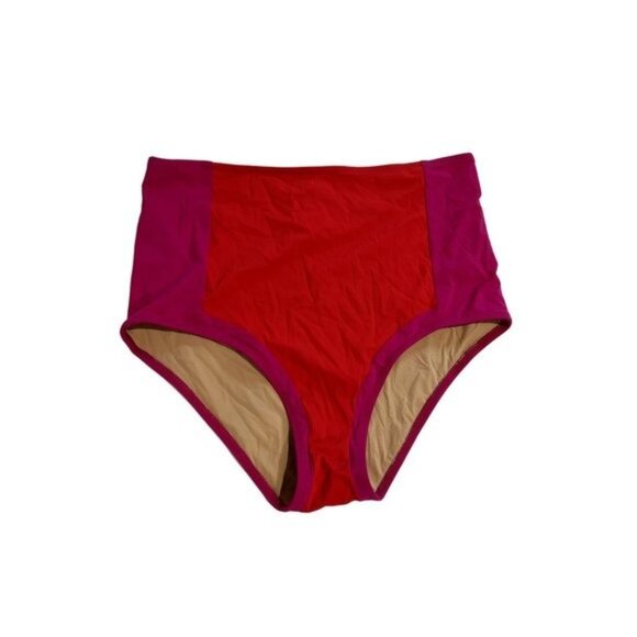 Araks Emil High Waisted Swim Bottoms in Pink - Picture 1 of 4